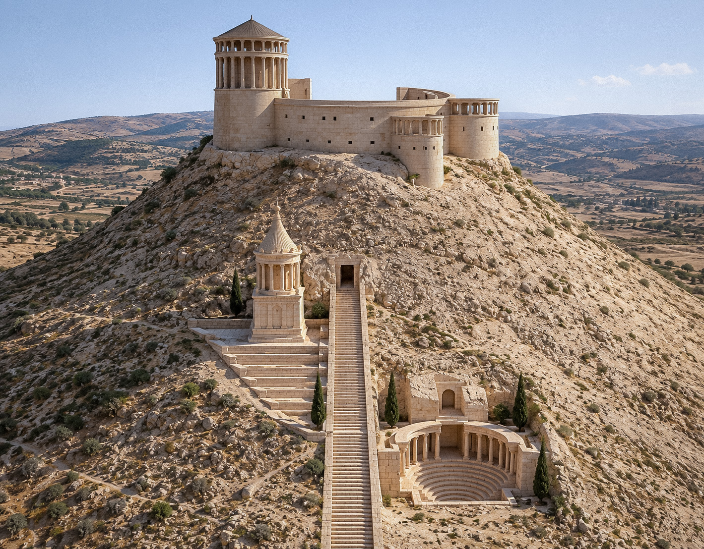 Herodium model